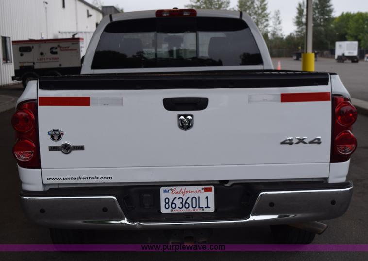 image for item L5800 2008 Dodge Ram 1500 Quad Ram pickup truck