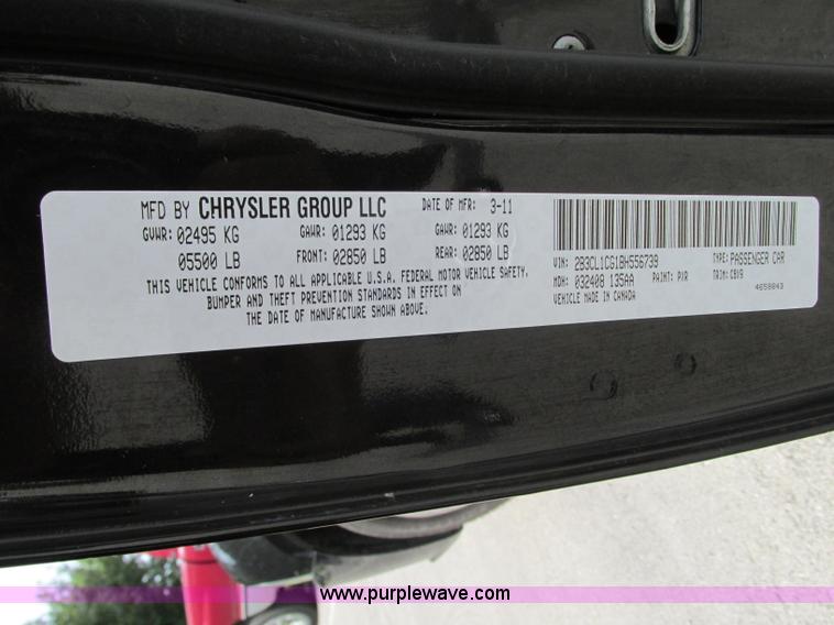 image for item R9424 2011 Dodge Charger Police