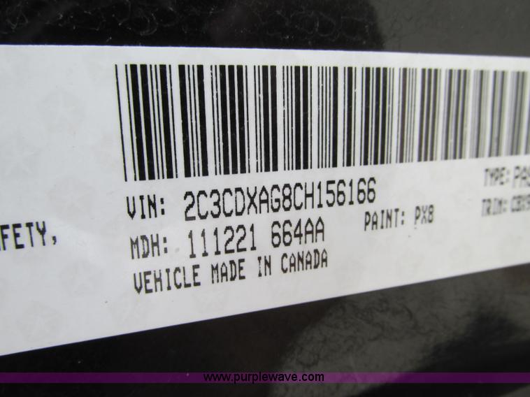 image for item R9426 2012 Dodge Charger Police