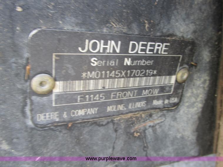 image for item R9454 John Deere F1145 lawn mower