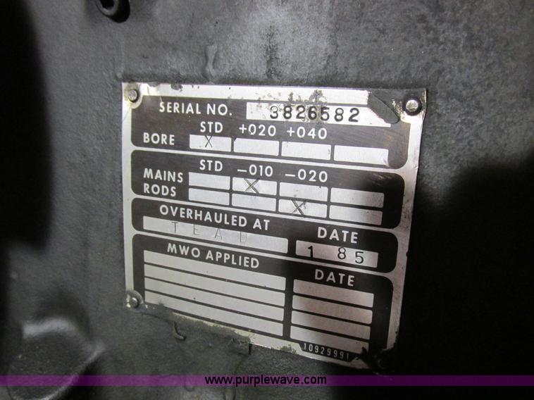 image for item Z9610 Continental LDS465-1A six cylinder diesel engine