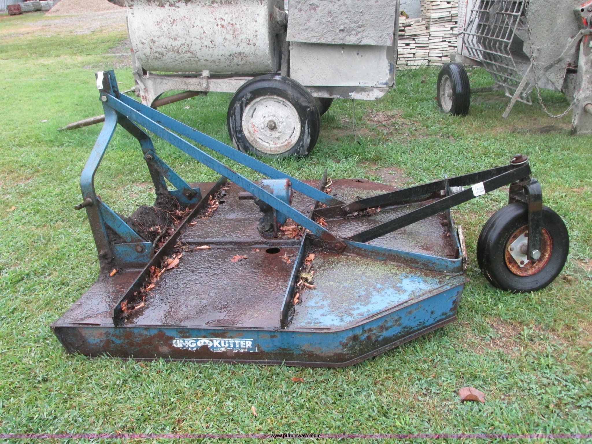 King Kutter rotary mower in Grandview, MO Item R9436 sold Purple Wave