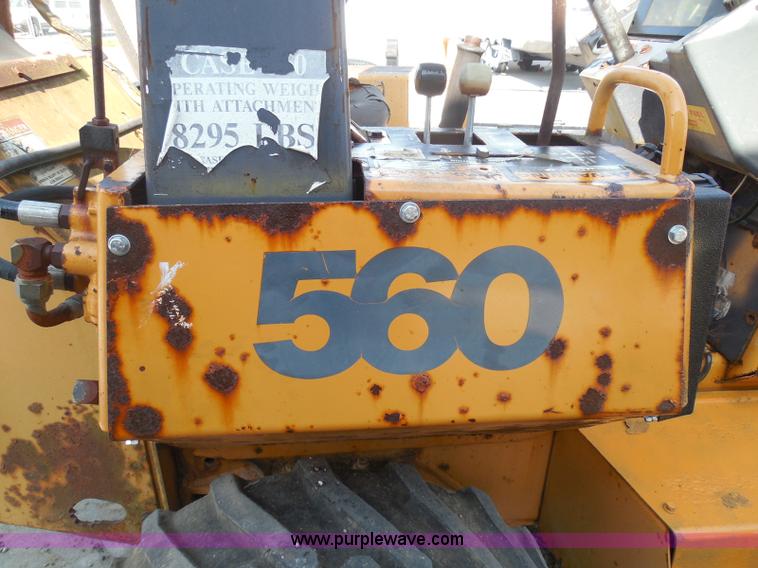 image for item BH9492 1995 Case 560 trencher