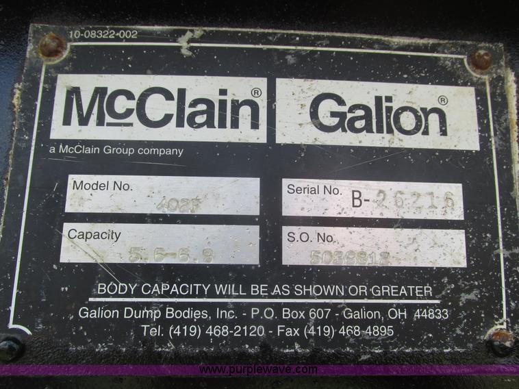 image for item H4541 2004 Sterling Acterra dump truck