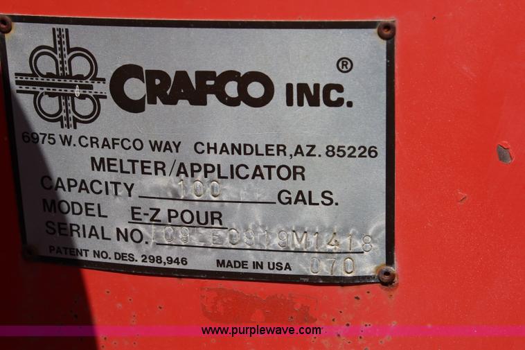 image for item J3561 Crafco EZ Pour melter/applicator