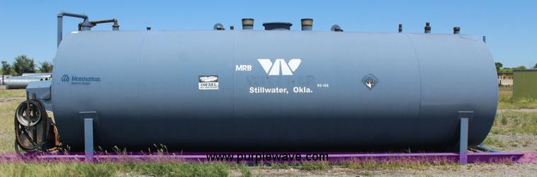 image for item J4442 Hail Tank Co. double wall fuel tank