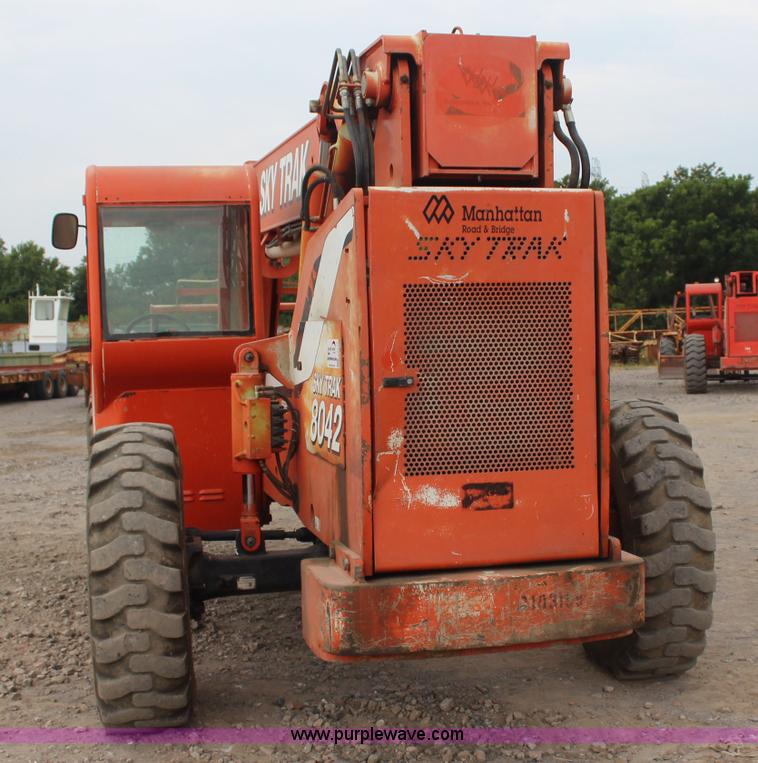image for item J4447 1998 SkyTrak 8042 telehandler