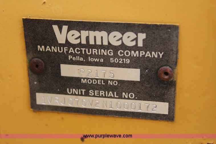 image for item J4464 Vermeer FLX75 cable plow