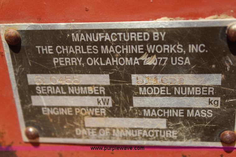 image for item J4465 1994 Ditch Witch 5110 trencher