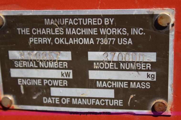 image for item J4471 1998 Ditch Witch 3700 trencher