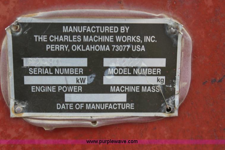 image for item J5801 1997 Ditch Witch 3700DD trencher