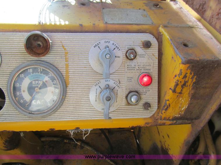 image for item K6259 1970 Caterpillar 627 conventional scraper