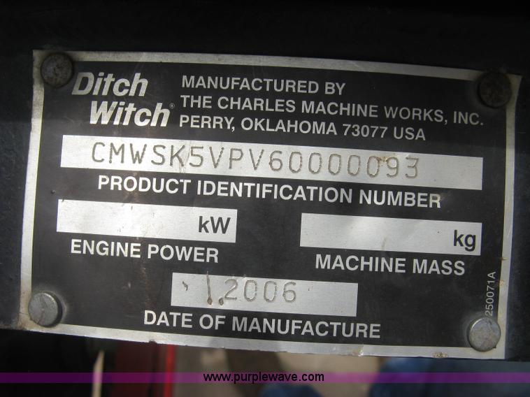 image for item K8744 2008 Ditch Witch Zahn R300 compact utility loader