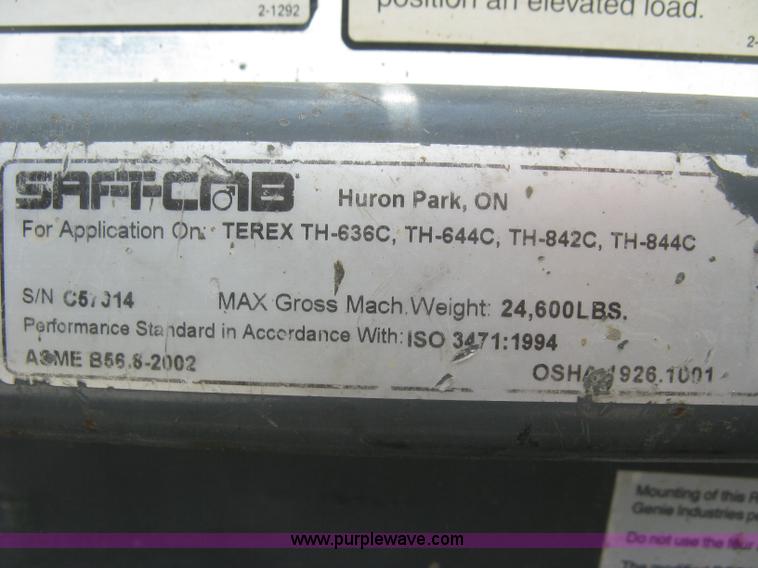 image for item K8746 2004 Terex TH842C telehandler