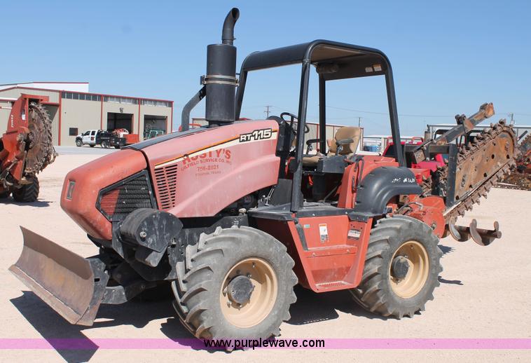 image for item L4256 2008 Ditch Witch RT115 trencher