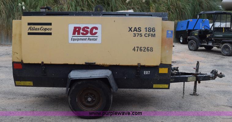 image for item L5794 2003 Atlas Copco XAS186 air compressor