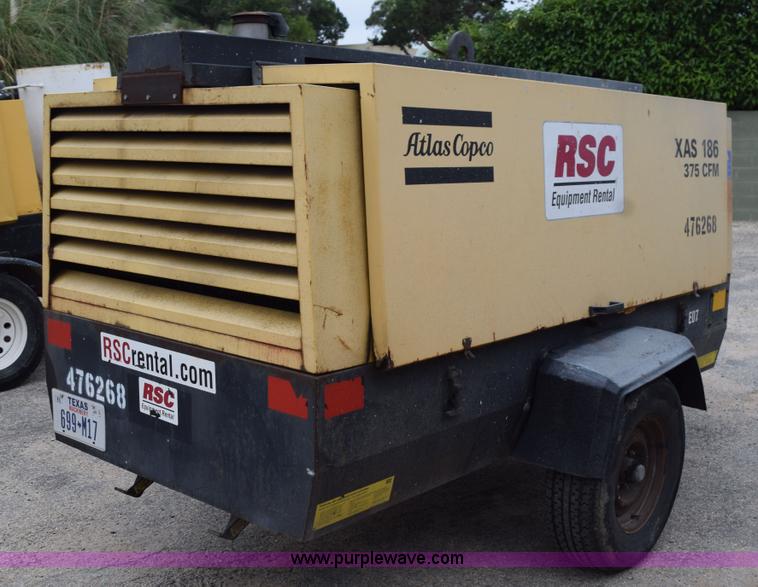 image for item L5794 2003 Atlas Copco XAS186 air compressor