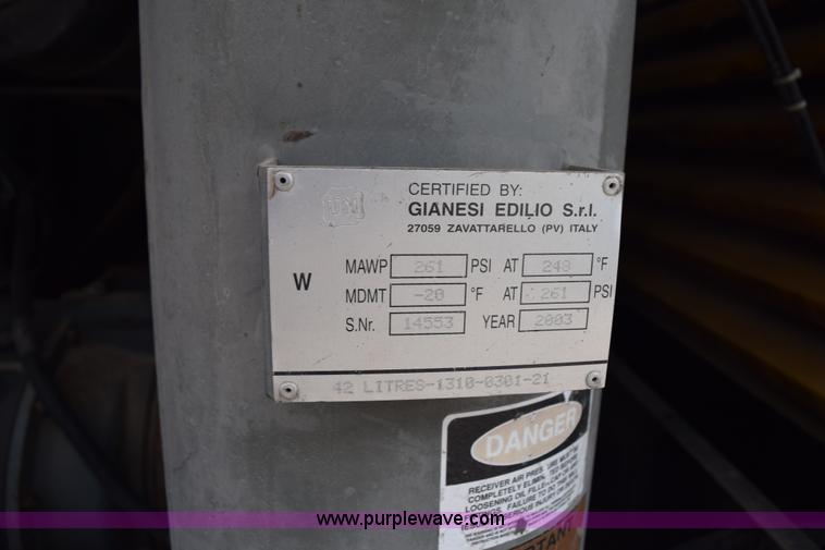 image for item L5794 2003 Atlas Copco XAS186 air compressor