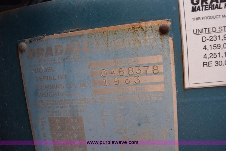 image for item L5797 Gradall 534C-6 telehandler