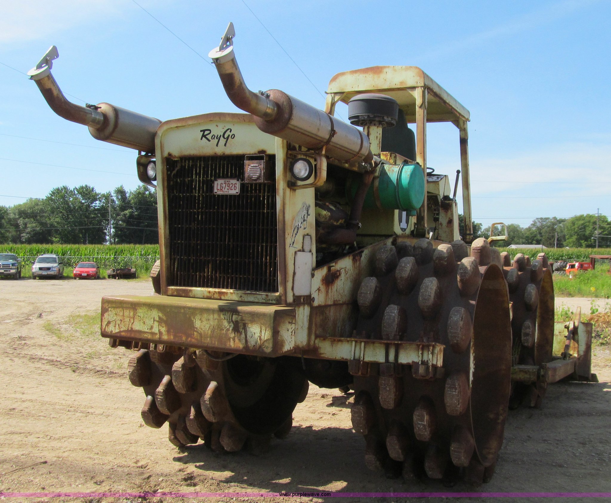 1971 Raygo Ram 45 compactor in Muscatine, IA | Item K6262 sold | Purple ...