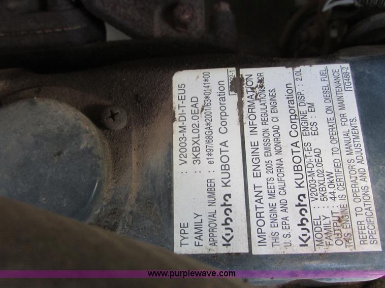 image for item K6528 2005 Bobcat 341G compact excavator