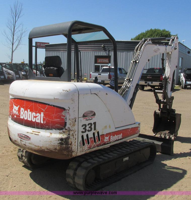 image for item K6529 2007 Bobcat 331G compact excavator