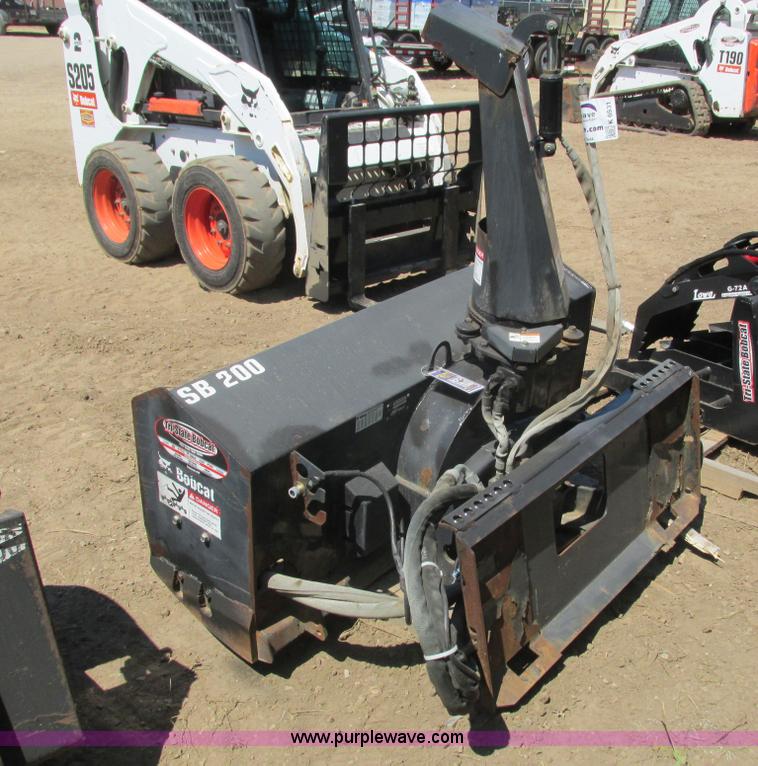image for item K6531 Bobcat SB200X60 skid steer snow blower