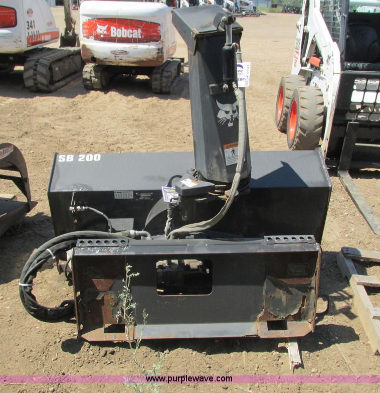 image for item K6531 Bobcat SB200X60 skid steer snow blower