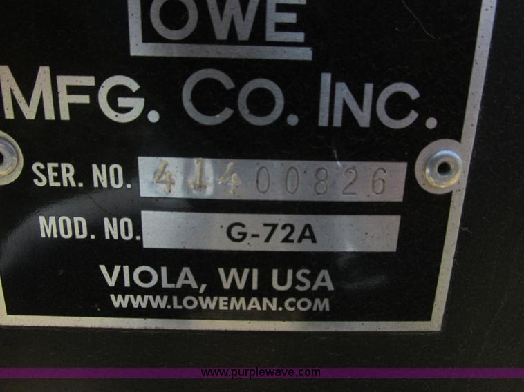 image for item K6532 Lowe G-72A root grapple bucket