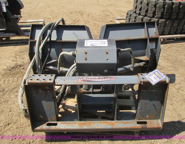 Bobcat VBlade 60 skid steer snow plow in Hudson, WI Item K6540 sold