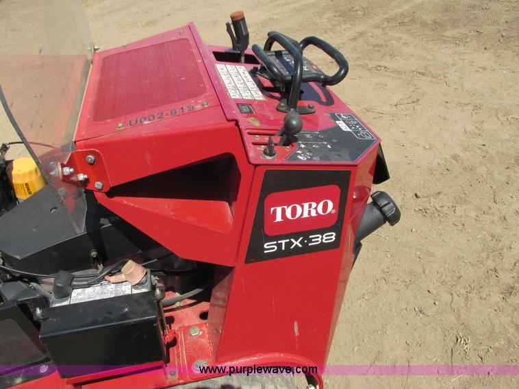 image for item K6546 2012 Toro STX38 walk behind stump grinder