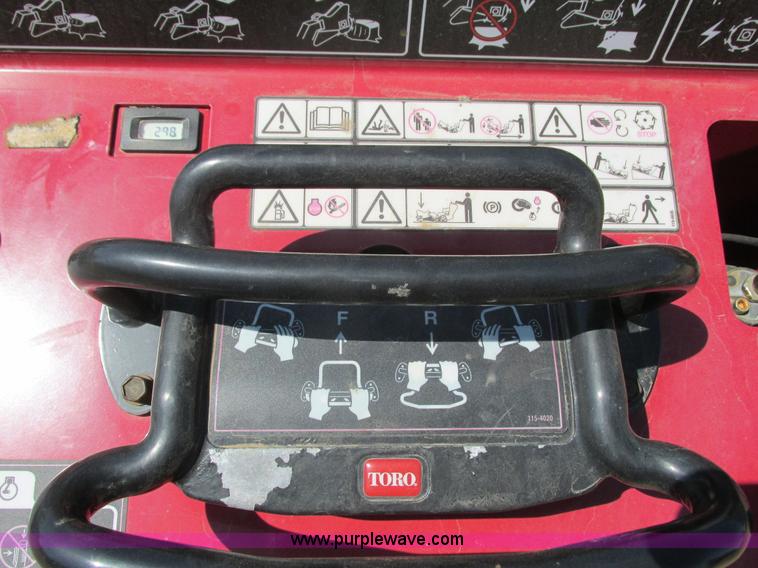 image for item K6546 2012 Toro STX38 walk behind stump grinder