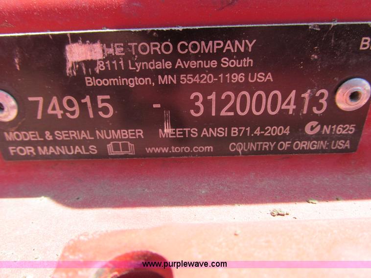 image for item K6547 Toro Z Master 5000 series lawn mower