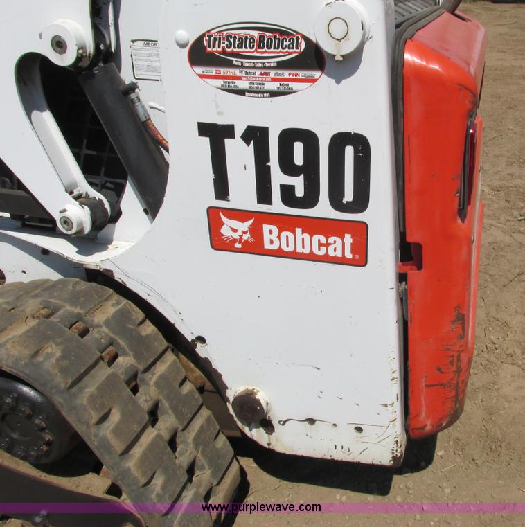 image for item K6548 2009 Bobcat T190 skid steer