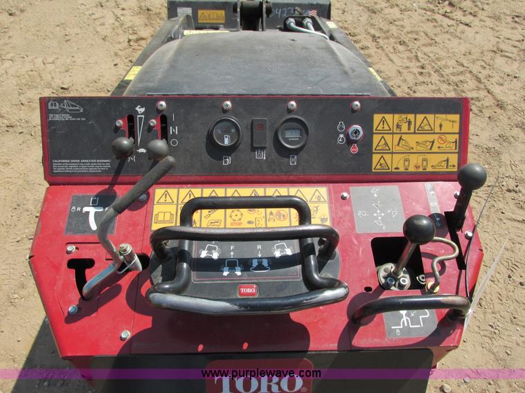 image for item K6562 2014 Toro Dingo TX427 walk behind skid steer