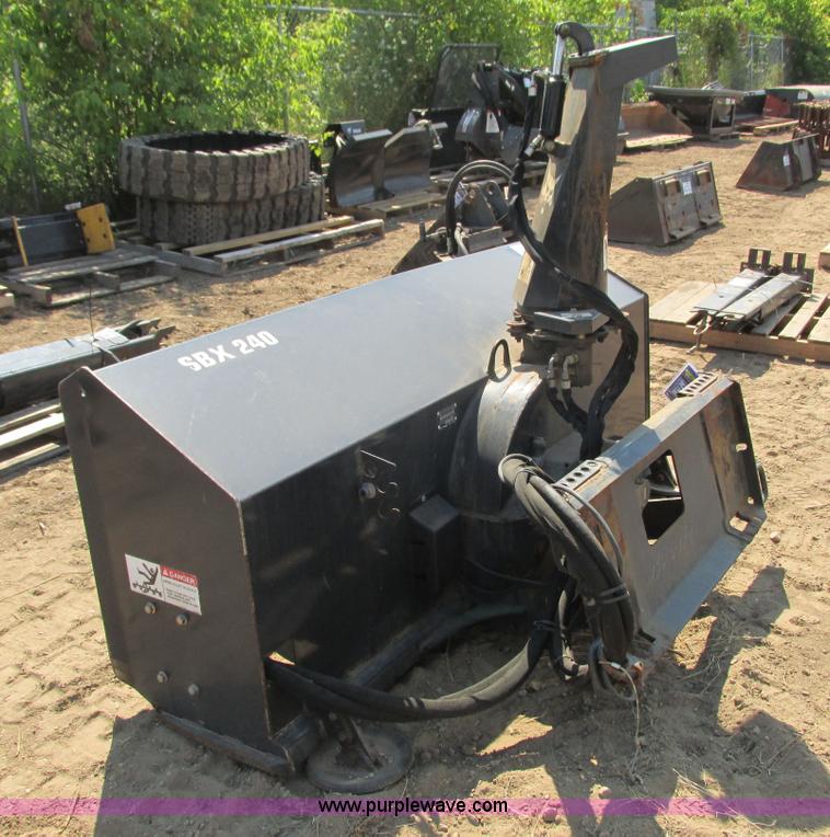 image for item K6574 2010 Bobcat SBX240-84 snow blower