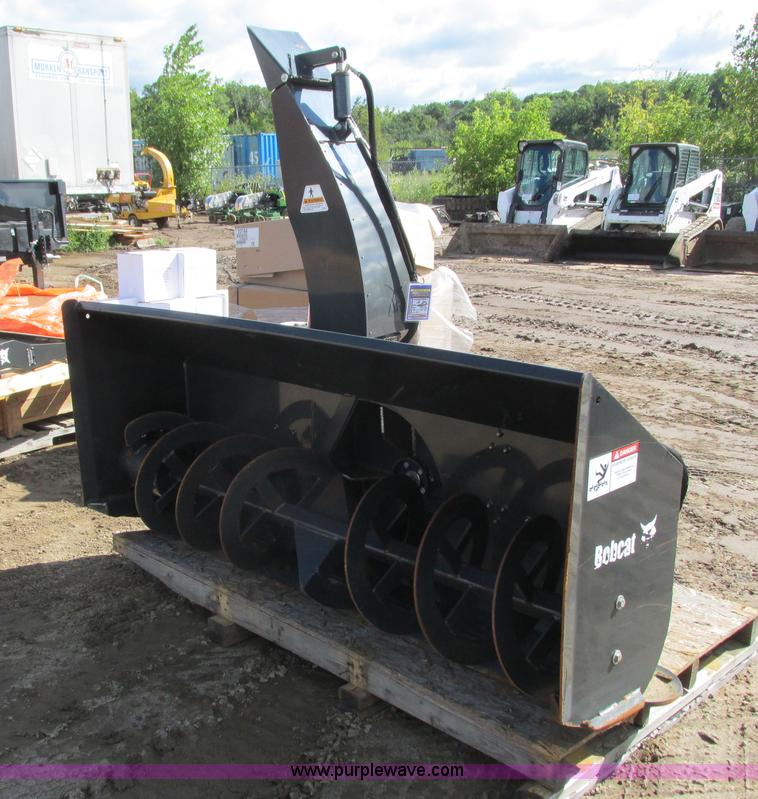 image for item K6592 Bobcat 2418X85 snow blower skid steer attachment