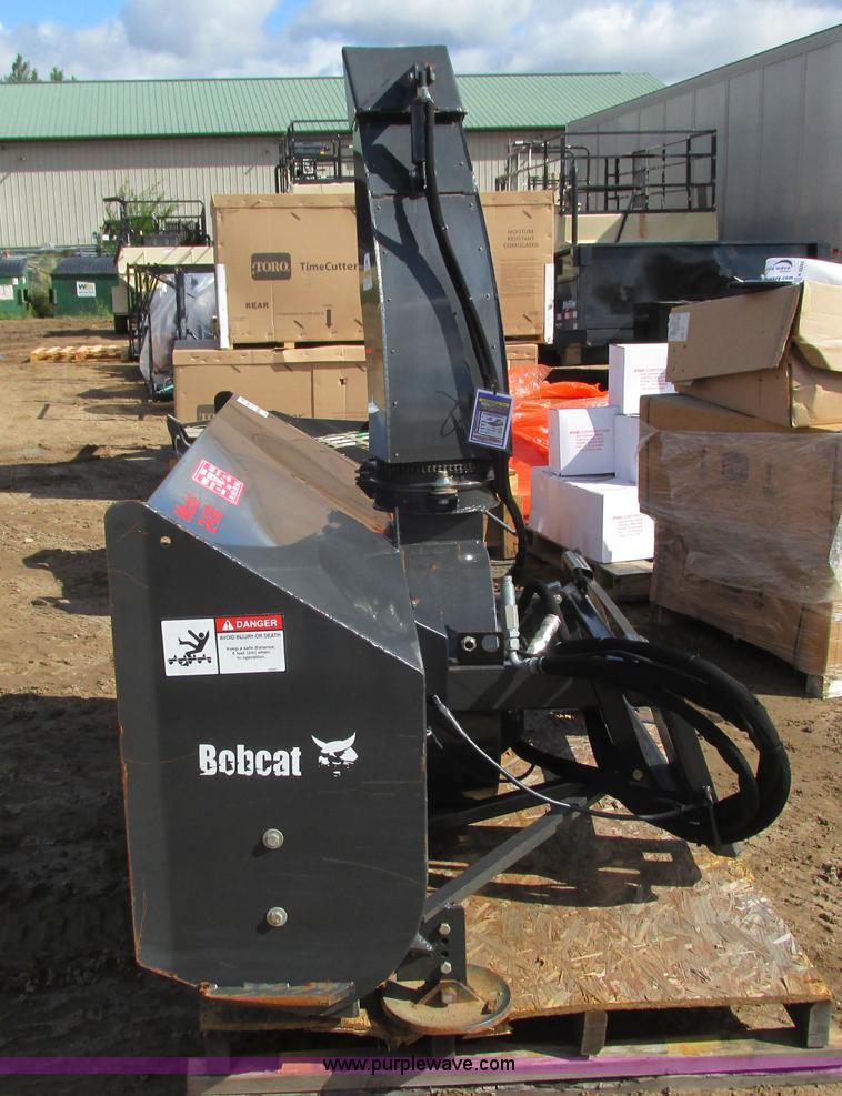 image for item K6592 Bobcat 2418X85 snow blower skid steer attachment