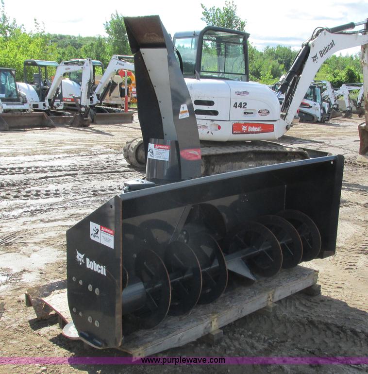 Bobcat 2418X85 snow blower skid steer attachment in Hudson, WI Item