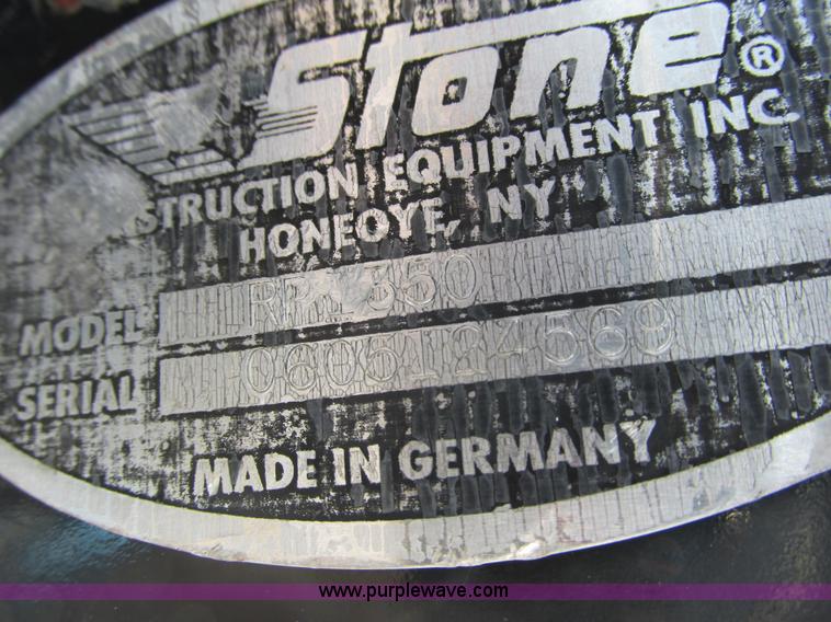 image for item K6593 Stone RP1350 plate compactor