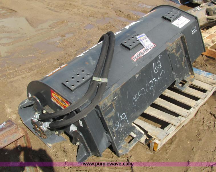 image for item K6596 2013 Bobcat 62 Tiller skid steer tiller attachment