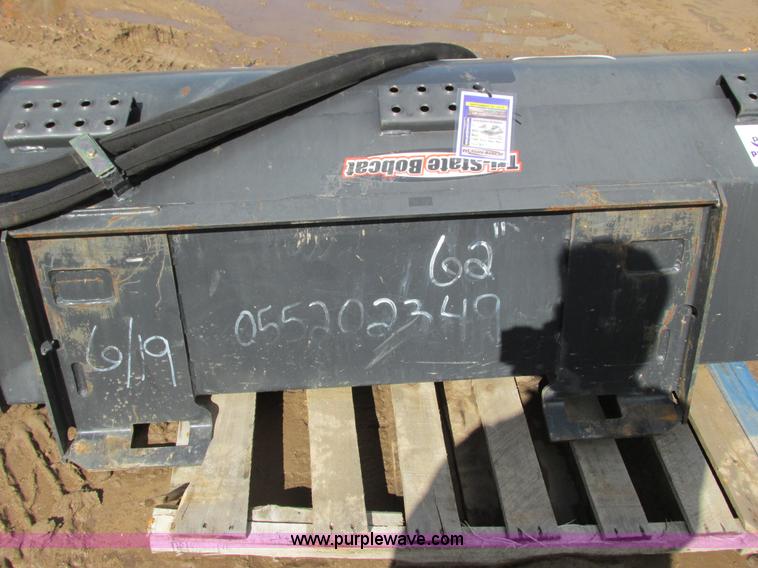 image for item K6596 2013 Bobcat 62 Tiller skid steer tiller attachment