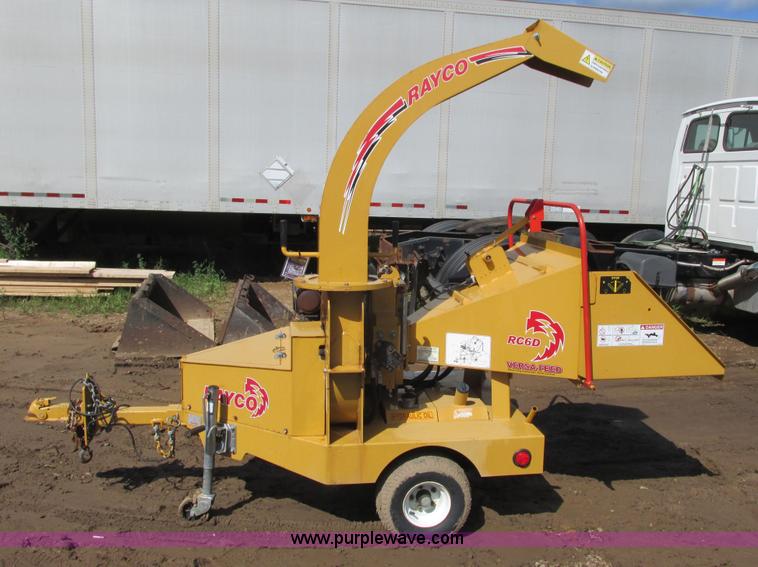 image for item K6598 2009 Rayco RC6D-V chipper