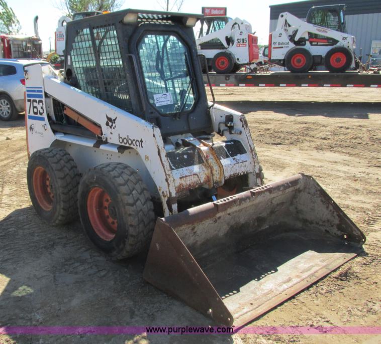 image for item K6599 1999 Bobcat 763 skid steer