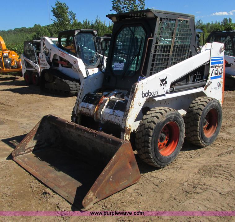 image for item K6599 1999 Bobcat 763 skid steer
