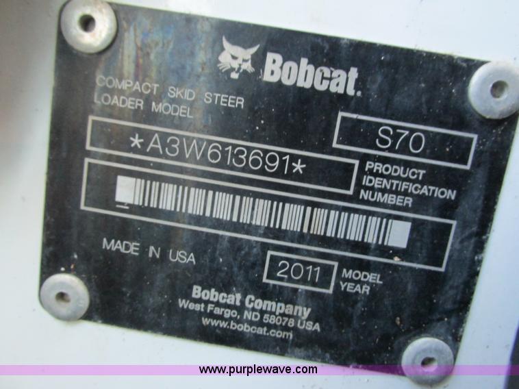 image for item K6601 2011 Bobcat S70 skid steer