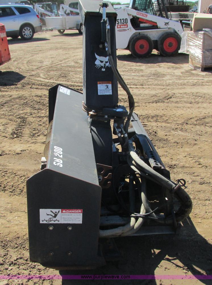 image for item K6602 2011 Bobcat SB200X72 snowblower skid steer attachment