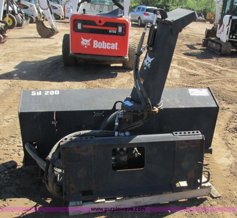image for item K6602 2011 Bobcat SB200X72 snowblower skid steer attachment