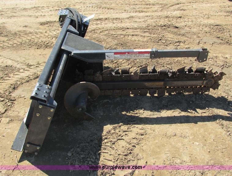 image for item K6604 Bobcat LT204 trencher skid steer attachment