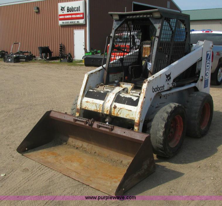 image for item K6628 1997 Bobcat 763 skid steer